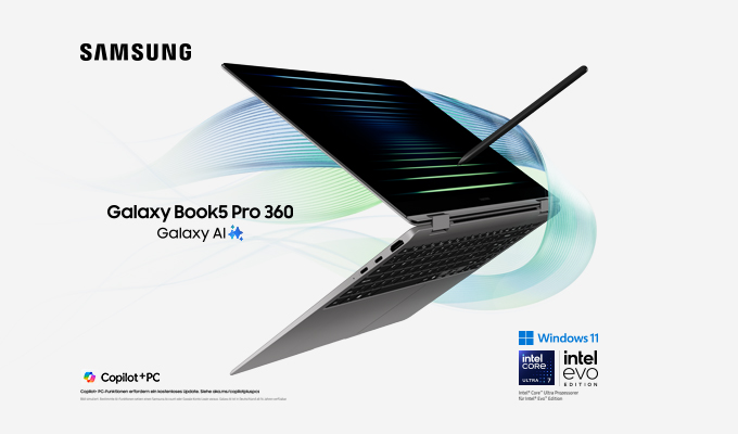 Die neue Samsung Galaxy Book5-Serie: Moderne Technologie trifft auf Vielseitigkeit