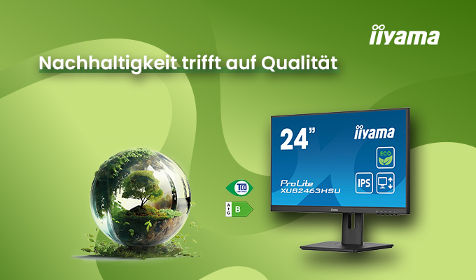Die iiyama 63-Serie: Nachhaltige Technologie für eine grünere Zukunft