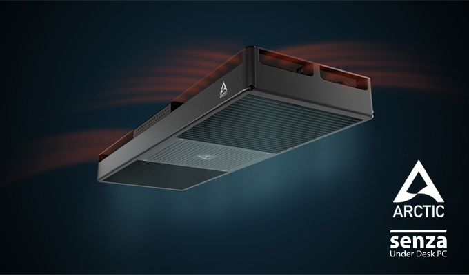 ARCTIC Senza: Der lautlose Under-Desk-PC für einen aufgeräumten Arbeitsplatz
