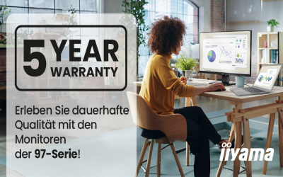 Entspannt & effizient arbeiten – die neue 97‑Serie von iiyama
