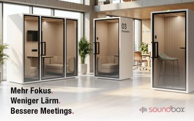 Soundbox Office Pod: Maximale Konzentration – minimaler Platzbedarf
