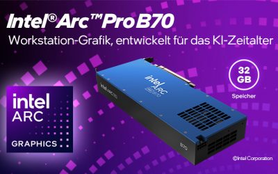 Intel Arc Pro B70 AI – 32GB Workstation-GPU für künstliche Intelligenz und professionelle Anwendungen