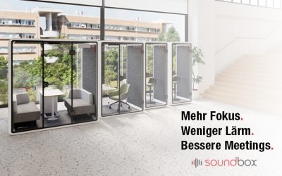 Soundbox Office Pods: Mehr Fokus und Flexibilität im Büro