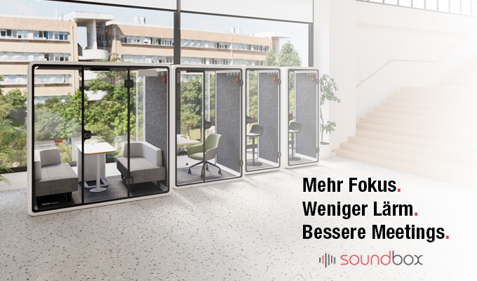 Soundbox Office Pods: Mehr Fokus und Flexibilität im Büro